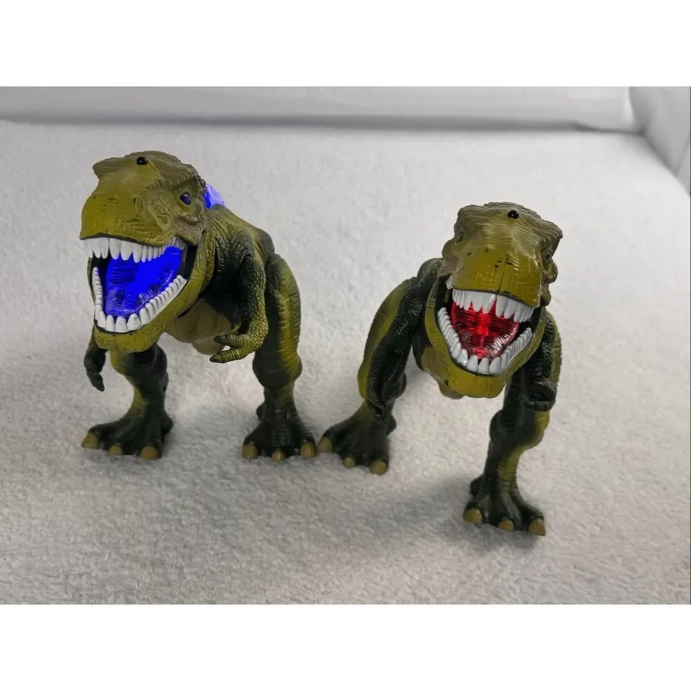 LED Light-Up Roaring T-Rex Dinosaurs
